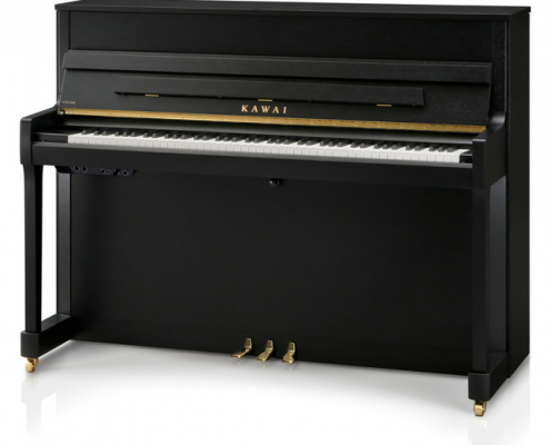 KAWAI Klavier E-200 ATX3L mit Messingbeschläge und Silenteinrichtung - bei Klavier Endriss - ihr KAWAI Experte für Regensburg und Umgebung